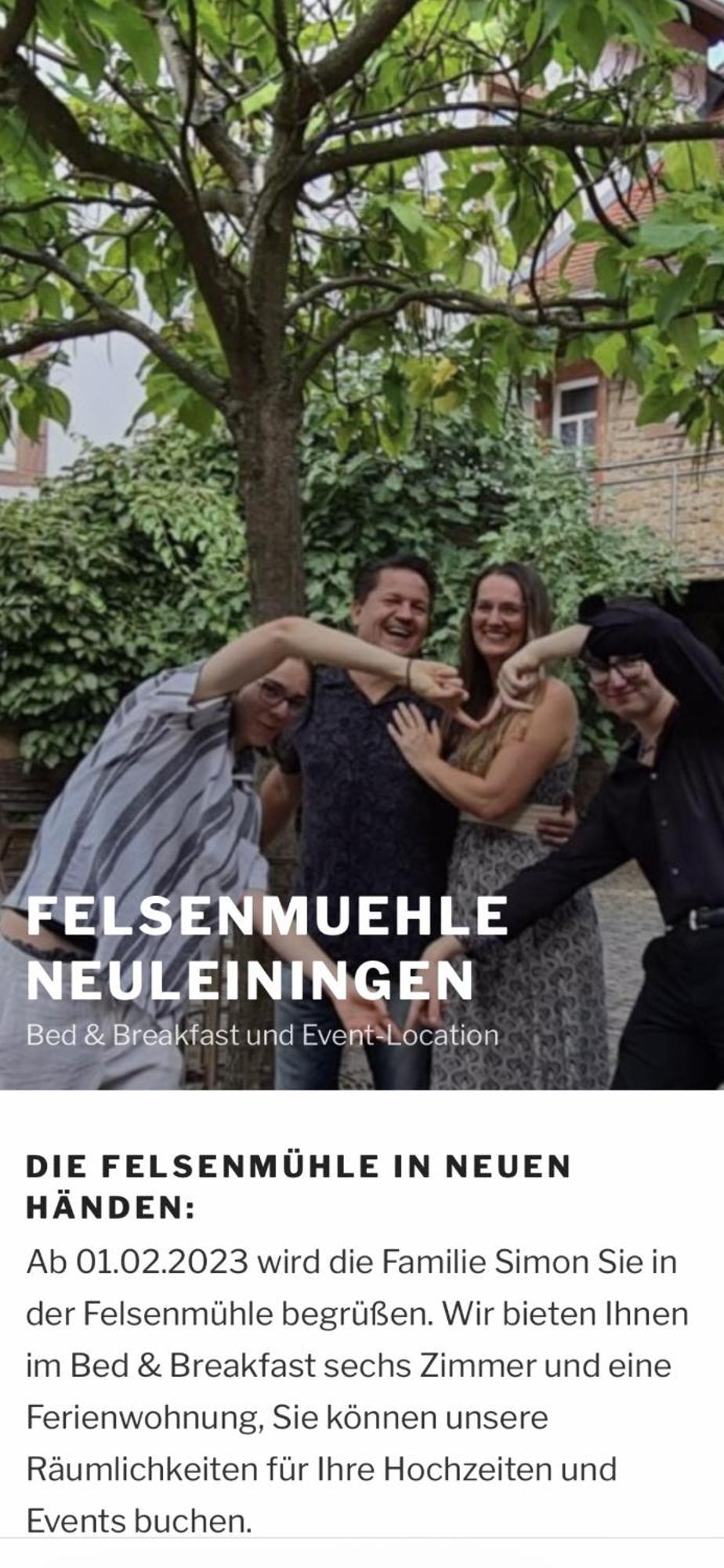 Felsenmuehle Neuleiningen Bed and Breakfast Εξωτερικό φωτογραφία